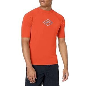 Kanu Surf Men's Paradise UPF 50+ Short Sleeve Sun Protective Rashguard Swim Shir